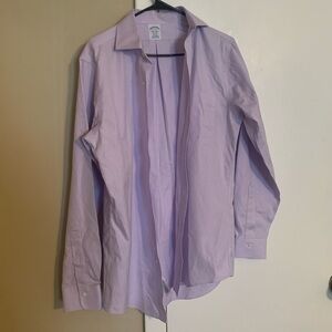 Brooks Brothers Regent Purple with Dots Long Sleeve Dress Shirt 15/34